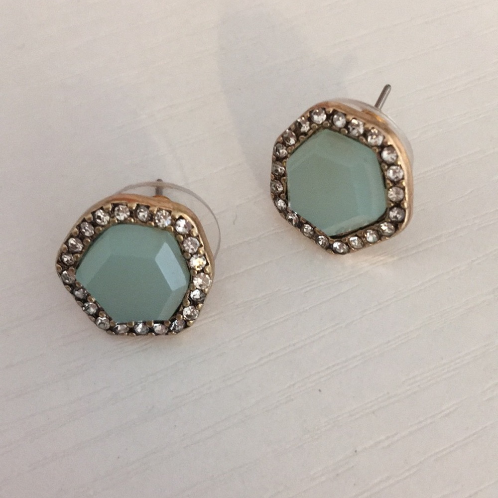 🎁 Gift Idea!! Geometric rhinestone stud earrings